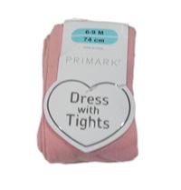 Nové - Světlerůžové punčocháče Primark