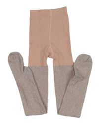 Světlerůžové třpytivé punčocháče H&M