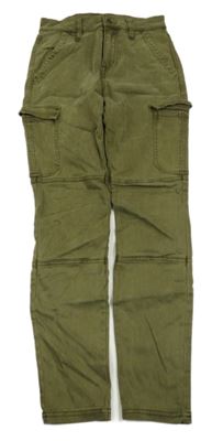 Khaki cargo kalhoty H&M