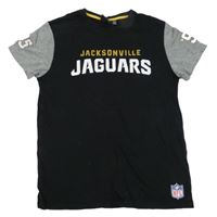 Černo-šedé tričko s nápisy a číslem Terranova