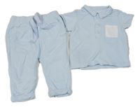 2Set - Světlemodré polo tričko + tepláky MINTINI BABY
