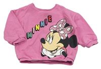 Růžová oversize mikina s Minnie Disney