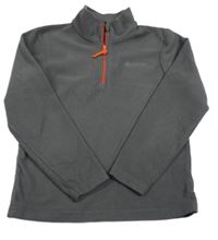 Tmavošedá fleecová funkční mikina Mountain Warehouse