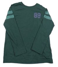 Tmavozelené triko s číslem TCM