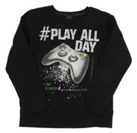 Černá mikina s ovladačem Chapter Young