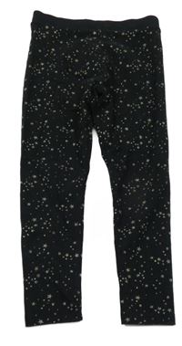 Černé puntíkaté legíny s hvězdami Next