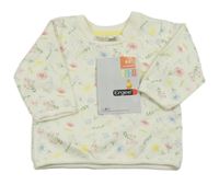 Nové - Krémová květovaná mikina Ergee