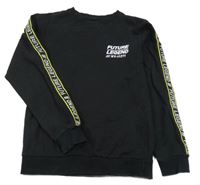 Černá mikina s nápisem Studio