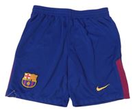 Modro-červené fotbalové kraťasy FC Barcelona Nike