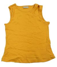 Pomerančový žebrovaný top Matalan