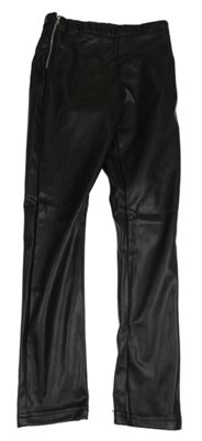 Černé koženkové tregíny zn. H&M