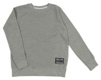 Šedý žebrovaný lehký svetr Y.F.K.