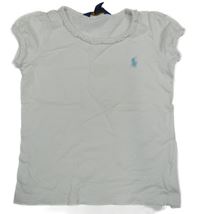 Bílé tričko s logem RALPH LAUREN