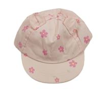 Světlerůžová kšiltovka s květinami Primark
