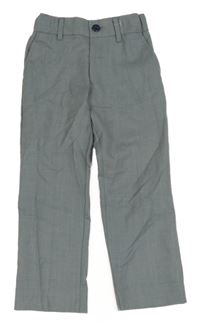 Šedomodré melírované společenské chino kalhoty River Island