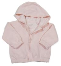 Světlerůžová propínací mikina s kapucí Primark