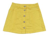 Žlutá riflová sukně Garcia Jeans