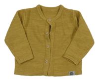 Okrový propínací svetr George