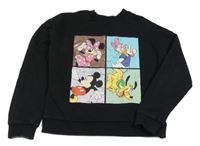 Černá mikina s Minne a kamarády George