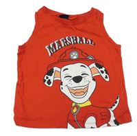 Červené tílko - Tlapková Patrola LC Waikiki