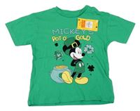 Nové - Zelené tričko s Mickeym Primark