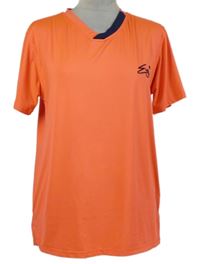 Pánské oranžové sportovní funkční tričko Eye