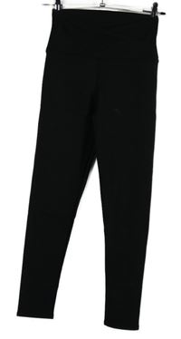 Dámké černé thermo legíny 