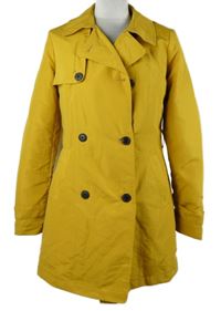 Dámský okrový šusťákový jarní kabát C&A