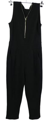 Dámský černý kalhotový capri overal Violet 