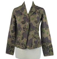 Dámské béžovo-vínové květované sako Sandwich 