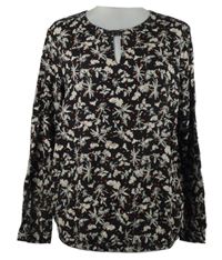 Dámská černo-bílá vzorovaná halenka Tom Tailor 