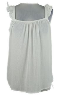 Nové - Dámský bílý průsvitný top s volánky F&F