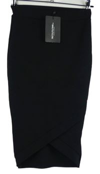 Nové - Dámská černá midi sukně PrettyLittle Thing