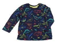 Tmavomodré triko s dinosaury Liegelind