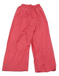 Malinové šusťákové nepromokavé kalhoty Mountain Warehouse