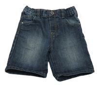 Tmavomodré riflové kraťasy 