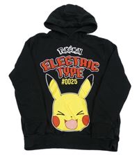 Černá mikina s Pokémonem a kapucí George