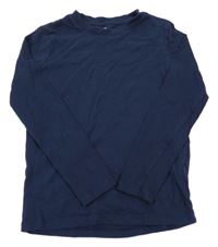 Tmavomodré triko H&M