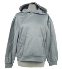 Pánská šedá sportovní mikina s kapucí 