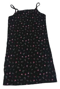 Černé květované šaty Primark