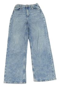 Světlemodré baggy rifle H&M