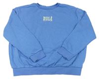 Modrá mikina s nápisem Matalan