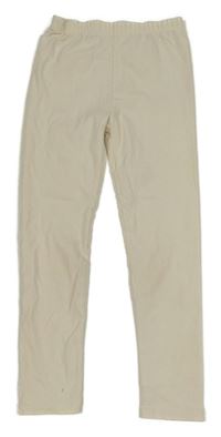 Světlebéžové legíny Tu