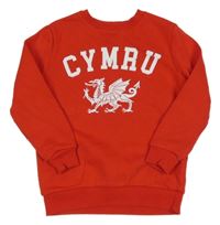 Červená mikina s nápisem F&F