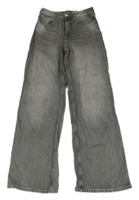 Šedé wide leg rifle H&M