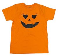 Oranžové tričko s dýní Jeff&Co