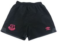 Černé fotbalové kraťasy Everton Umbro