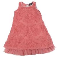 Růžové síťované šaty Pink Violet
