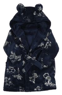 Tmavomodrý chlupatý župan se Stitchem a kapucí George