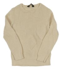 Smetanový vzorovaný svetr Primark